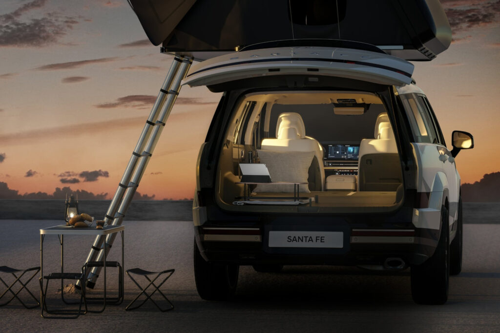 2024 Hyundai Santa Fe camping